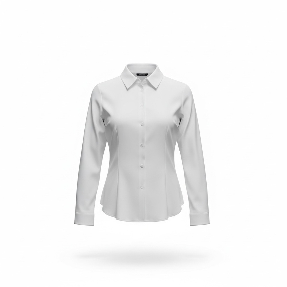 Women’s White Bangkok Button Down Shirt – Size M NWOT